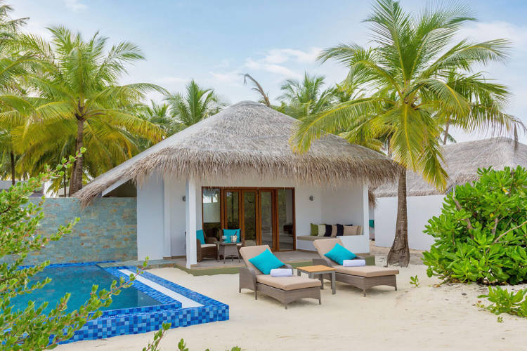 Beach pool villa at Cocoon Maldives