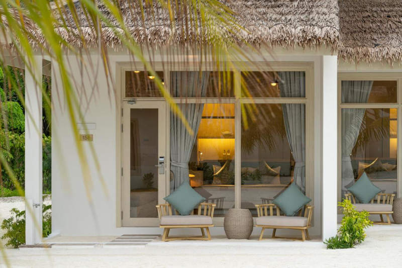 Bandos Maldives beach villa