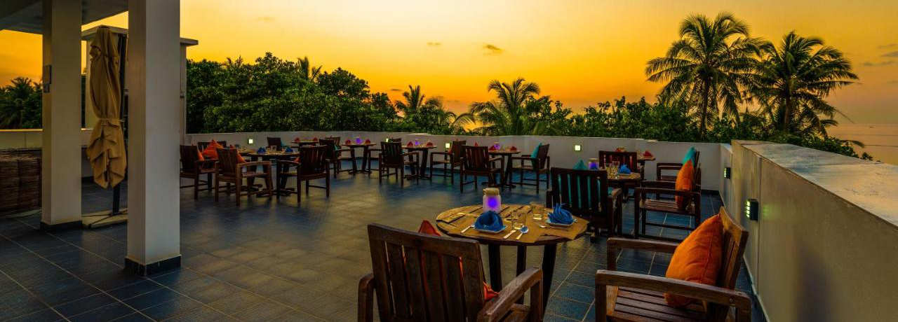 Alcohol free roof top Maldives restaurant