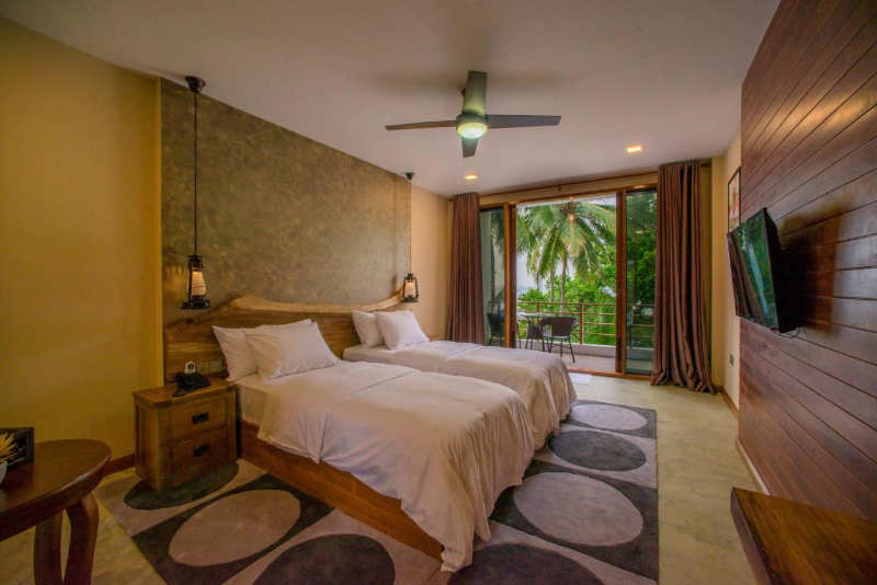 Interior view of kiha beach bedroom