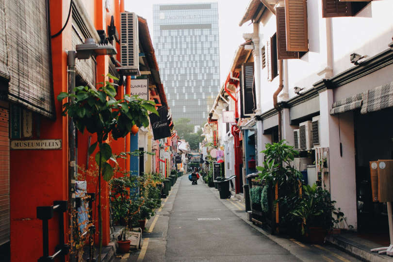 Colourful Haji Lane in Singapore