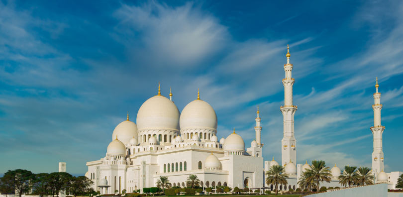 View of Sheikh Zayed Mosque