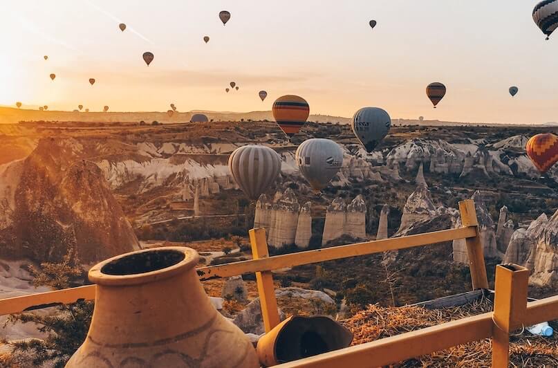 Sunset in Cappadocia, Turkey