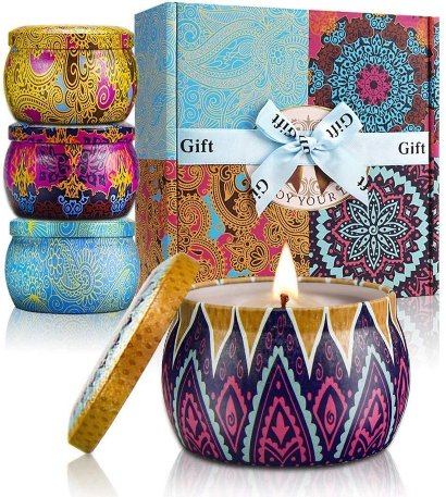 Scented candles gift set