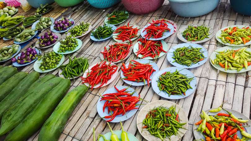 Ingredients for traditional Thai food