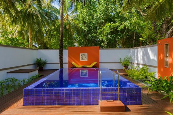 Private pool villa at Angsana Velavaru