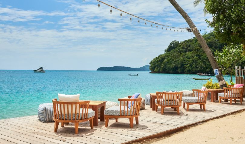 Beach chairs in Phuket