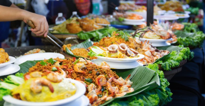 Halal food stall in Bangkok