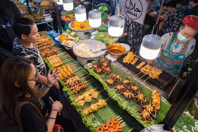 Halal street food in Bangkok