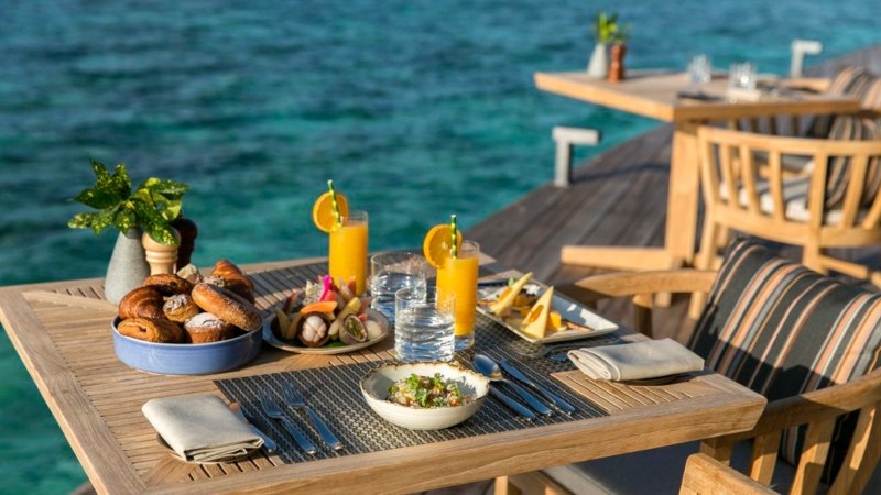 Halal all inclusive breakfast in the Maldives