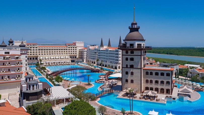 Aerial shot of Titanic Mardan Palace