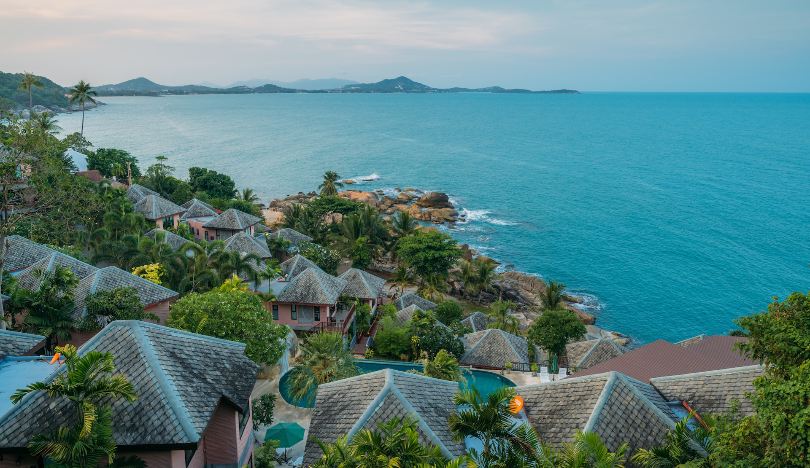 Landscape of Koh Samui beach