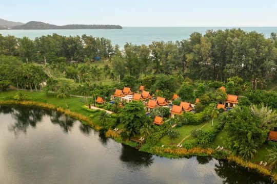 Aerial view of Banyan Tree Phuket