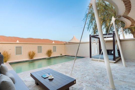 Private pool villa in Wahiba Sands