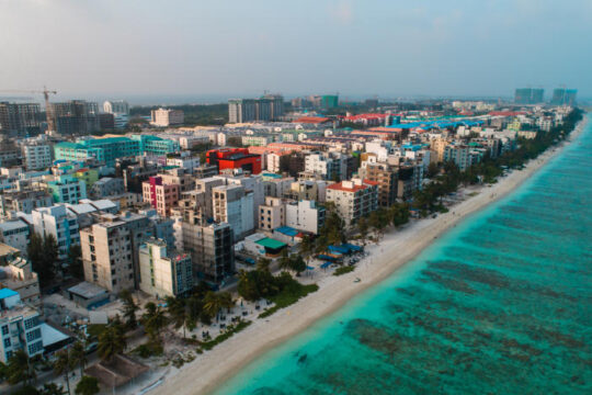 Skyline of Hulhumale, Maldives