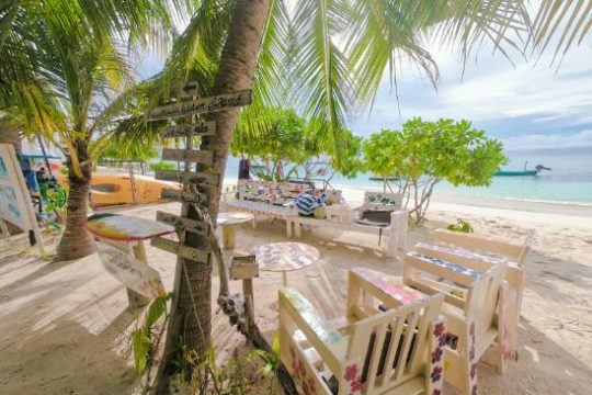 View of Maafushi beach