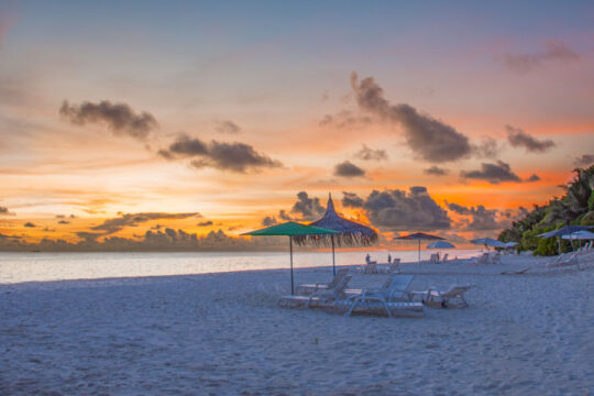 Beach in Ukulhas island